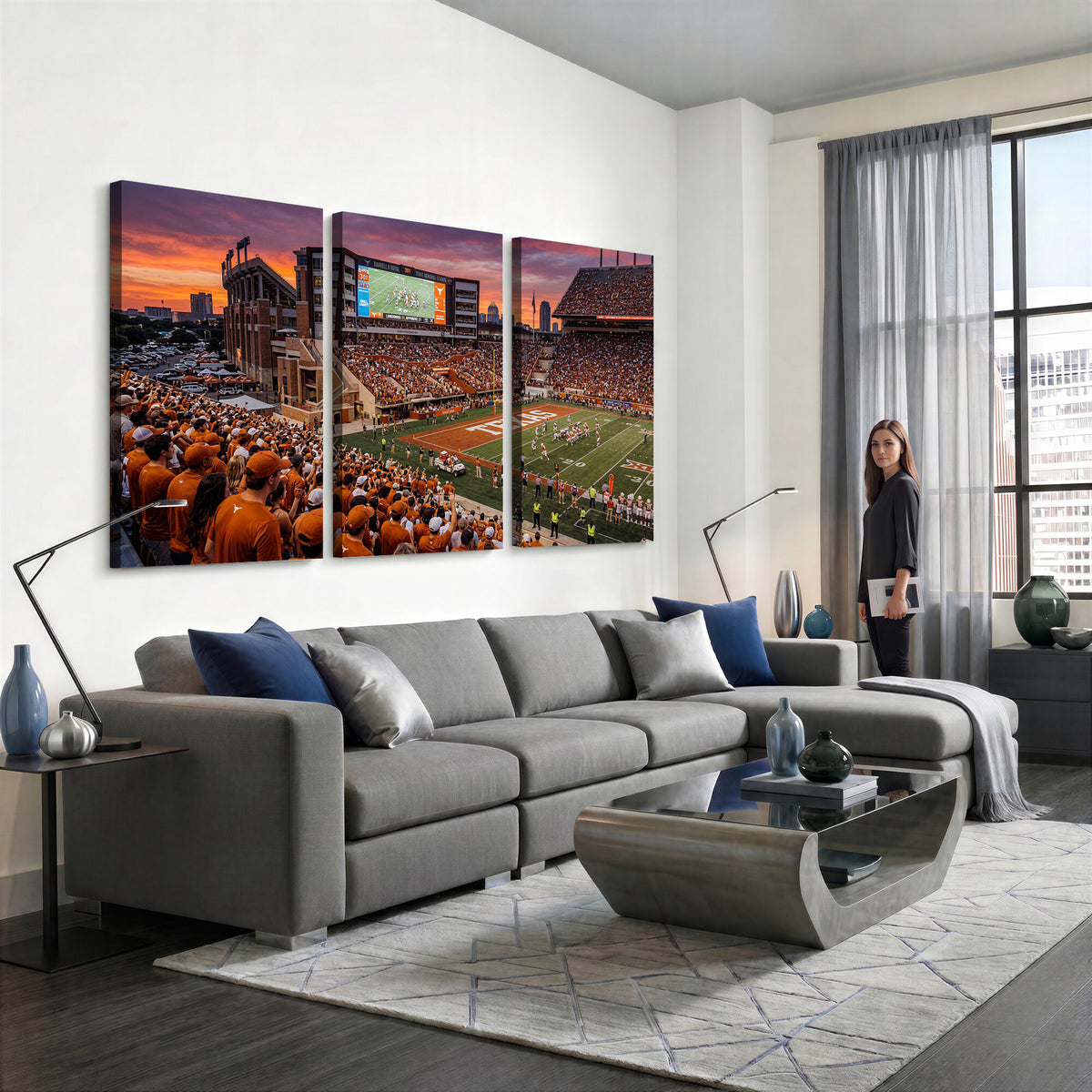 23743181-MGV-CV-36X24 - Stadium Wall Art Canvas Print