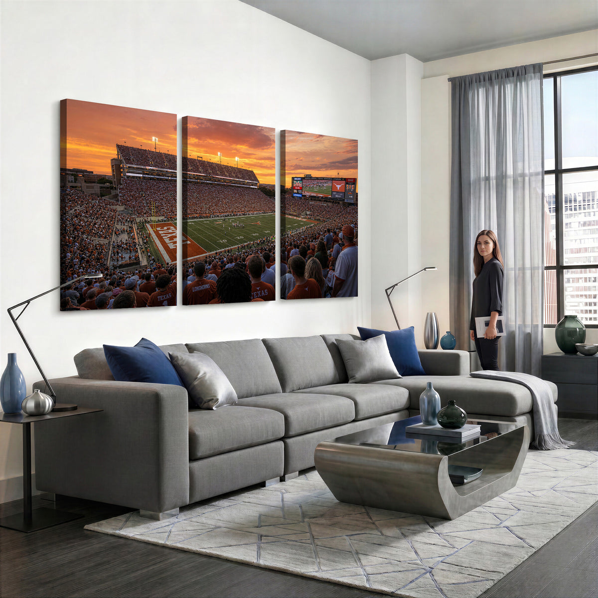 50466060-MGV-CV-36X24 - Stadium Wall Art Canvas Print