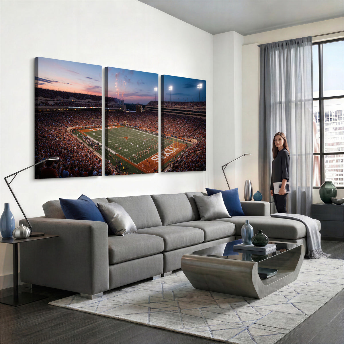 31666911-MGV-CV-36X24 - Stadium Wall Art Canvas Print