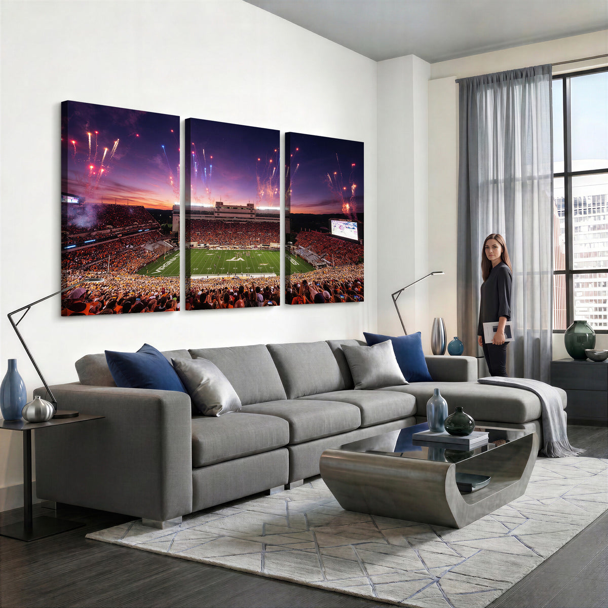 57314829-MGV-CV-36X24 - Stadium Wall Art Canvas Print
