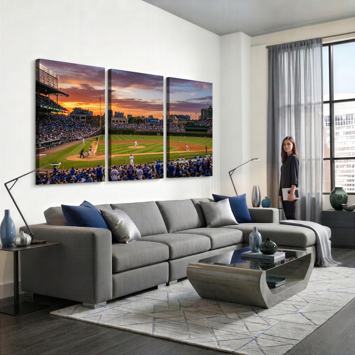 71103551-MGV-CV-36X24 - Stadium Wall Art Canvas Print