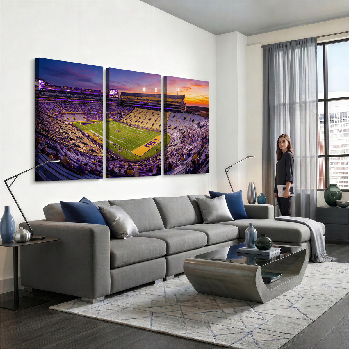 21378512-MGV-CV-36X24 - Stadium Wall Art Canvas Print
