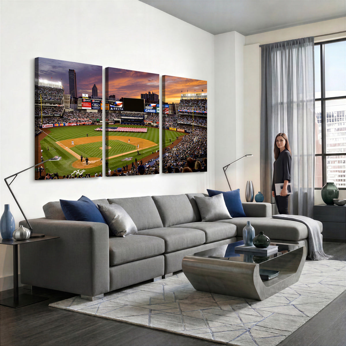 39000124-MGV-CV-36X24 - Stadium Wall Art Canvas Print