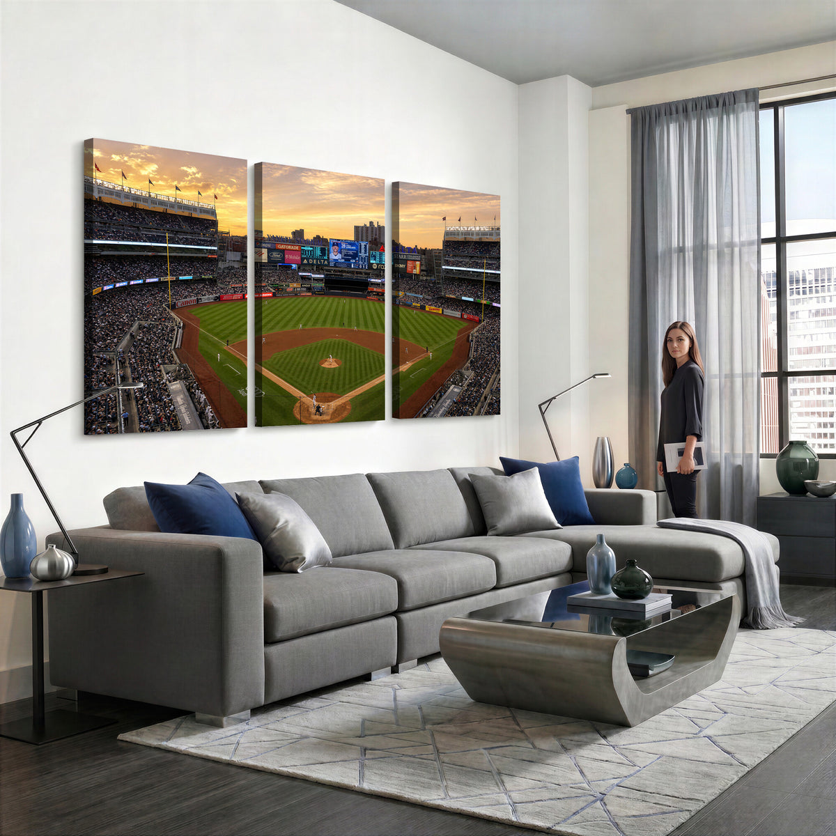 17396699-MGV-CV-36X24 - Stadium Wall Art Canvas Print