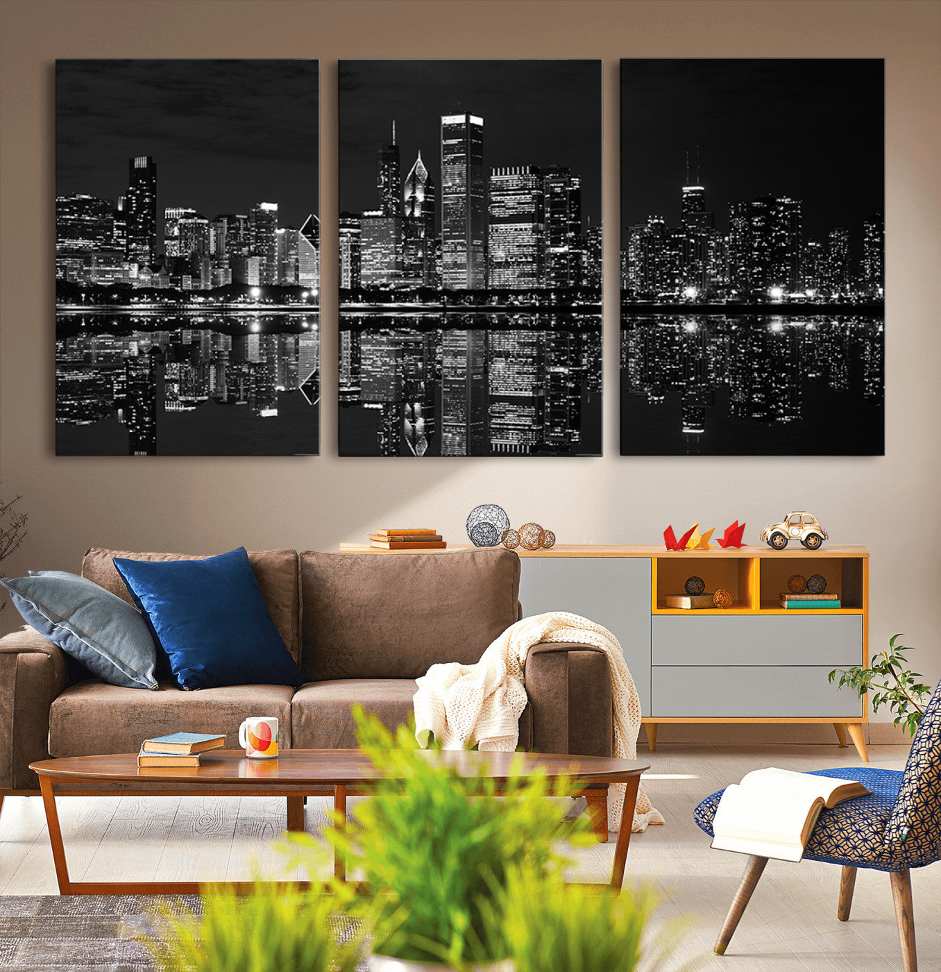 15050-MGV-CV-36X24-Chicago Wall Art Canvas Print
