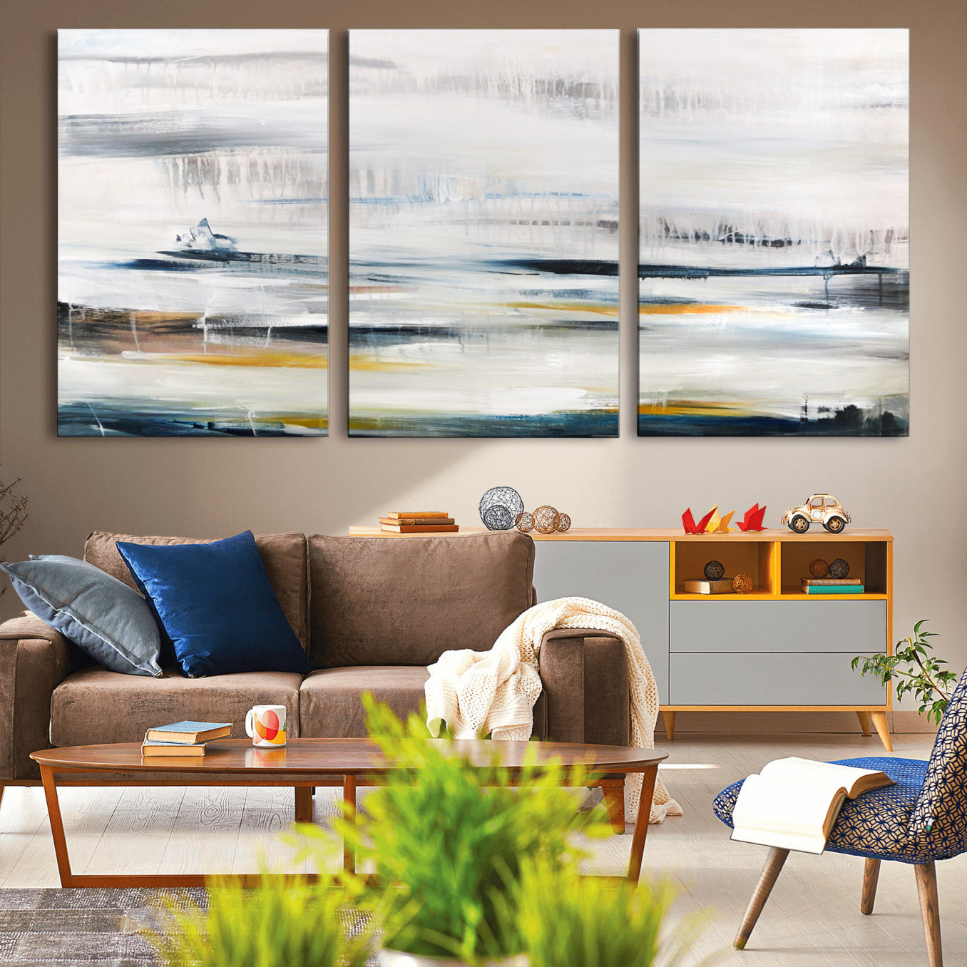 74932-MGV-CV-36X24-Soft Color Abstract Canvas Print