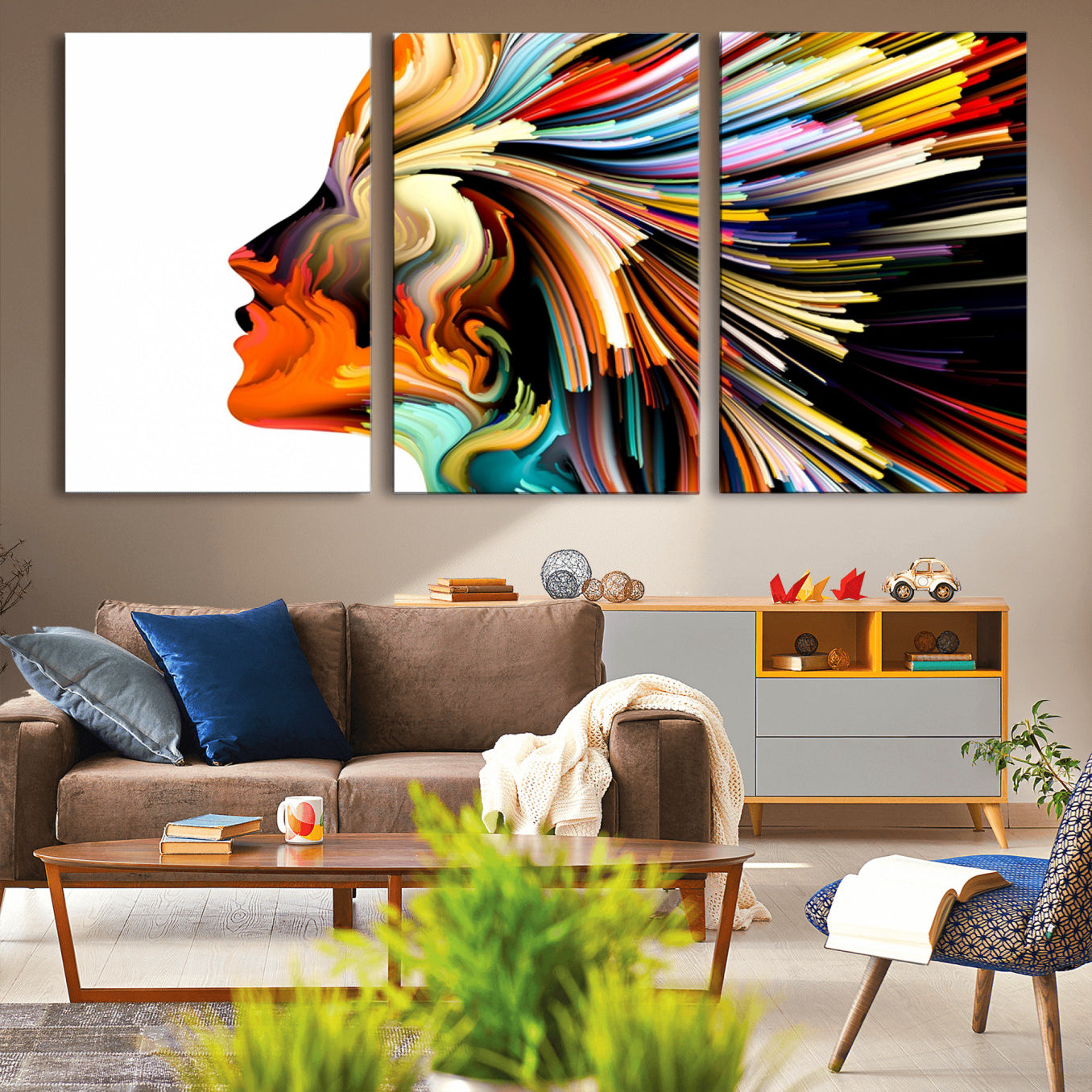 -Profile Colors Canvas Print