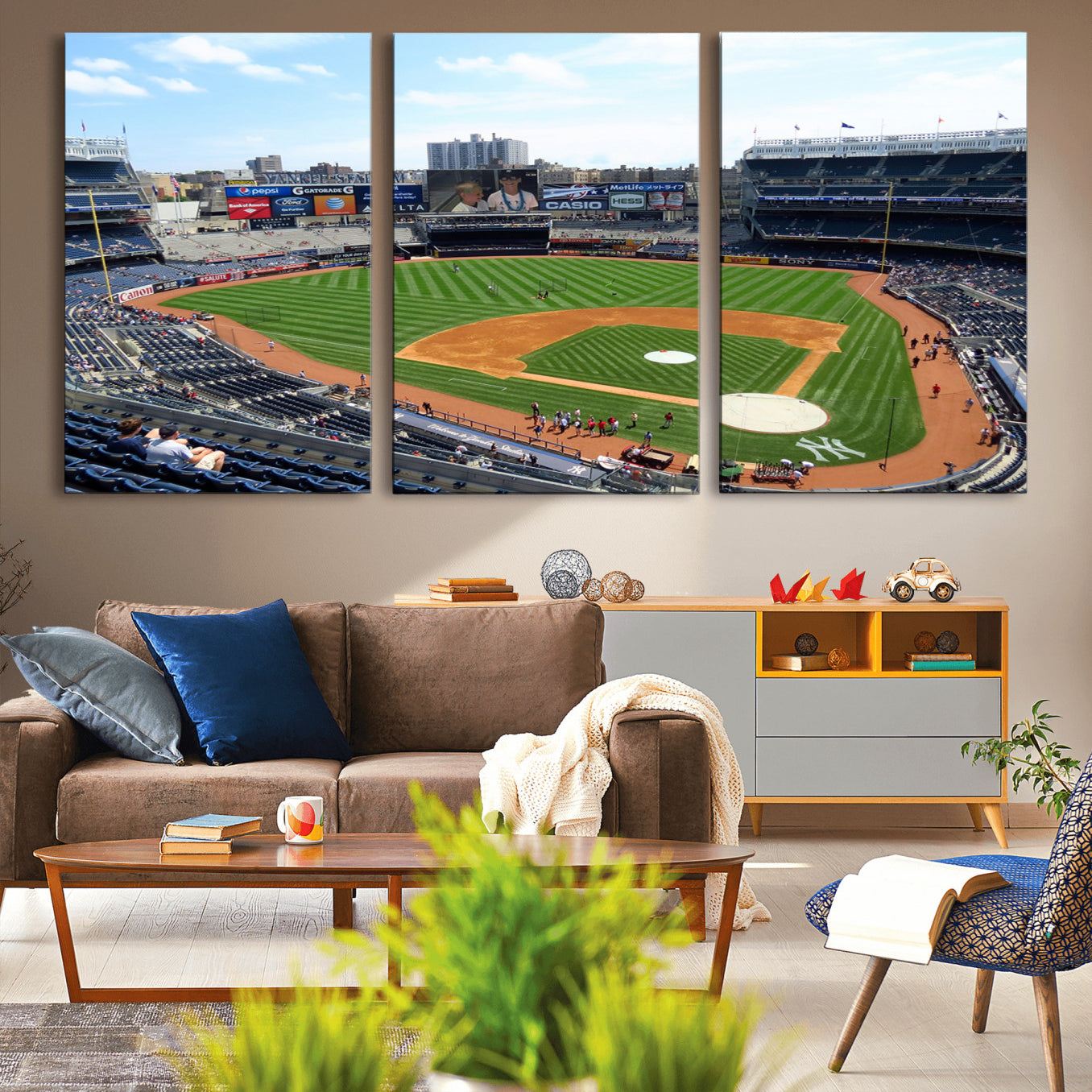 98047-MGV-CV-36X24-Buffalo Bills Stadium Wall Art - Buffalo Bills Decor- NFL Fans Gift, Perfect Sports Decor for Living