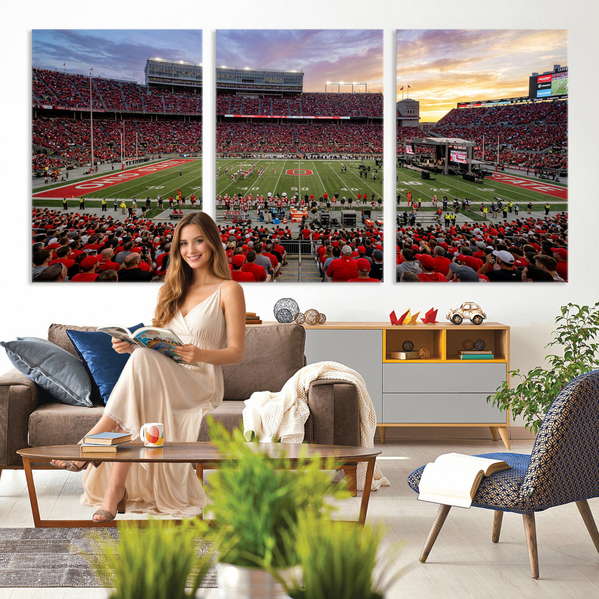 23196993-MGV-CV-36X24 - Stadium Wall Art Canvas Print