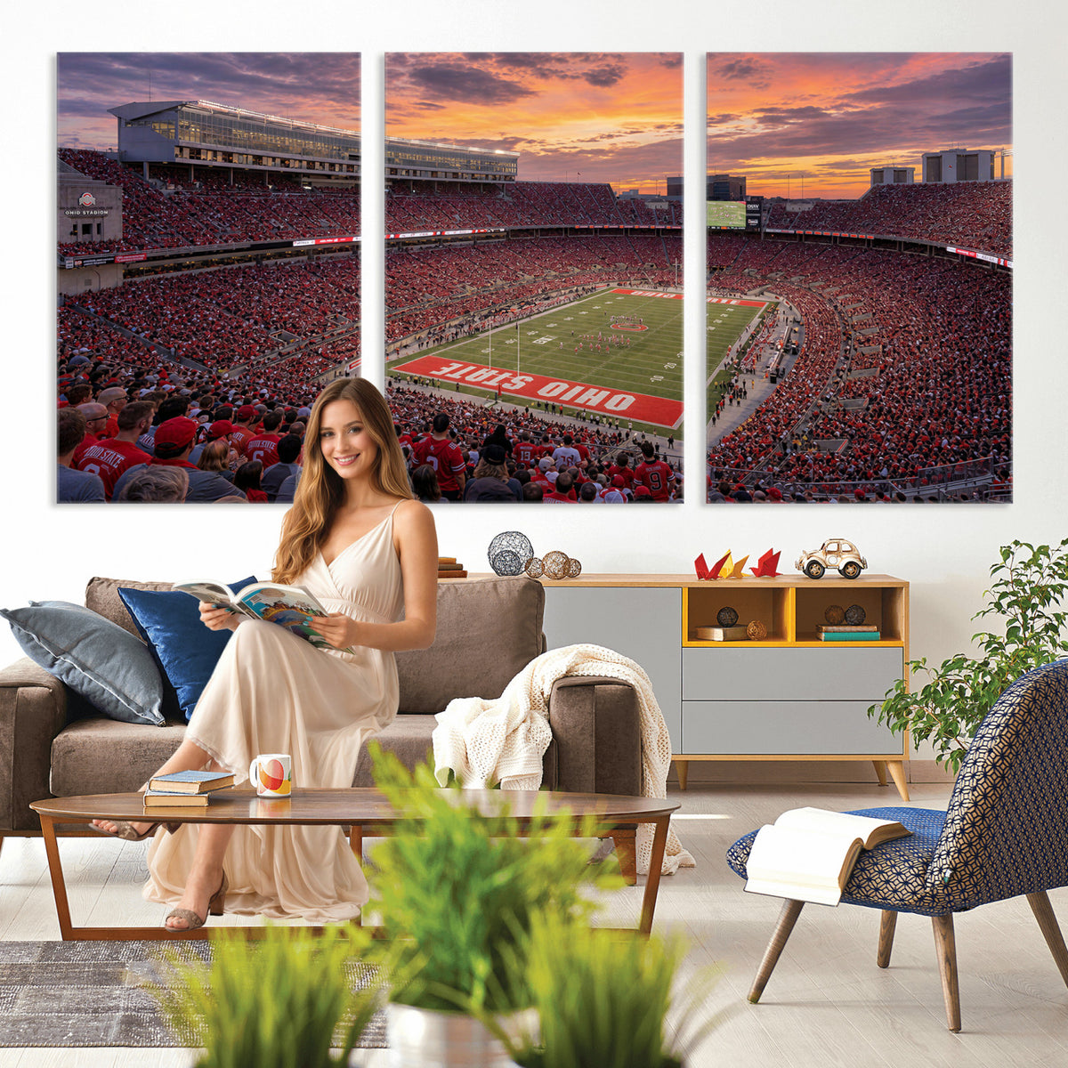 95137596-MGV-CV-36X24 - Stadium Wall Art Canvas Print