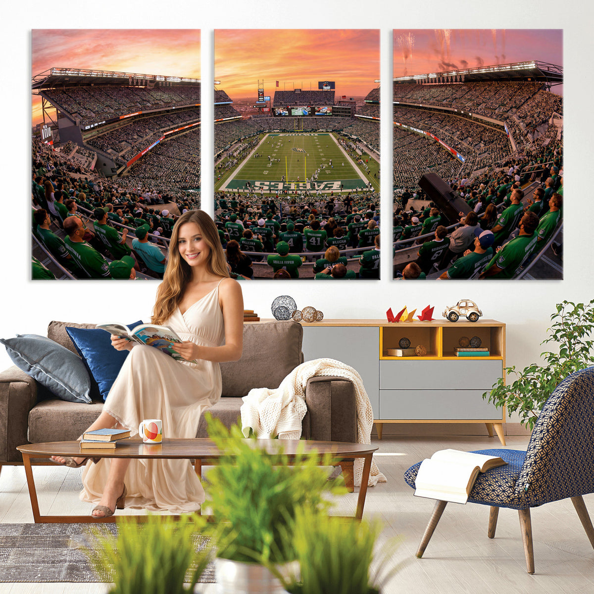 24458374-MGV-CV-36X24 - Stadium Wall Art Canvas Print