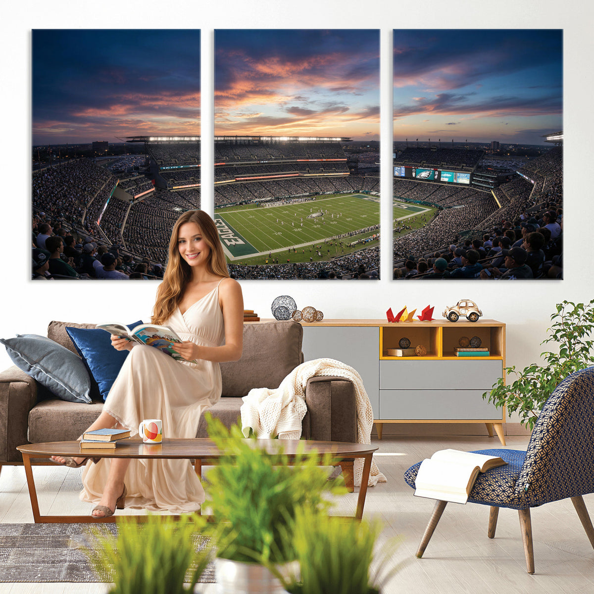 59208973-MGV-CV-36X24 - Stadium Wall Art Canvas Print