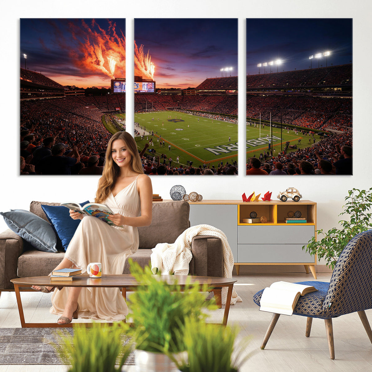 30686080-MGV-CV-36X24 - Stadium Wall Art Canvas Print