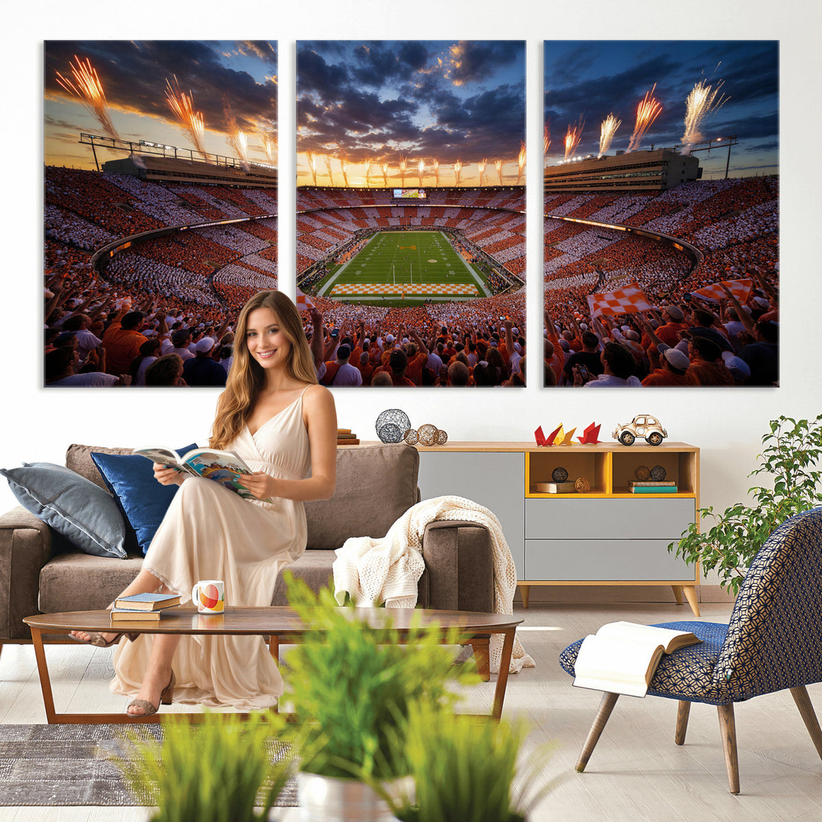 29672818-MGV-CV-36X24 - Stadium Wall Art Canvas Print