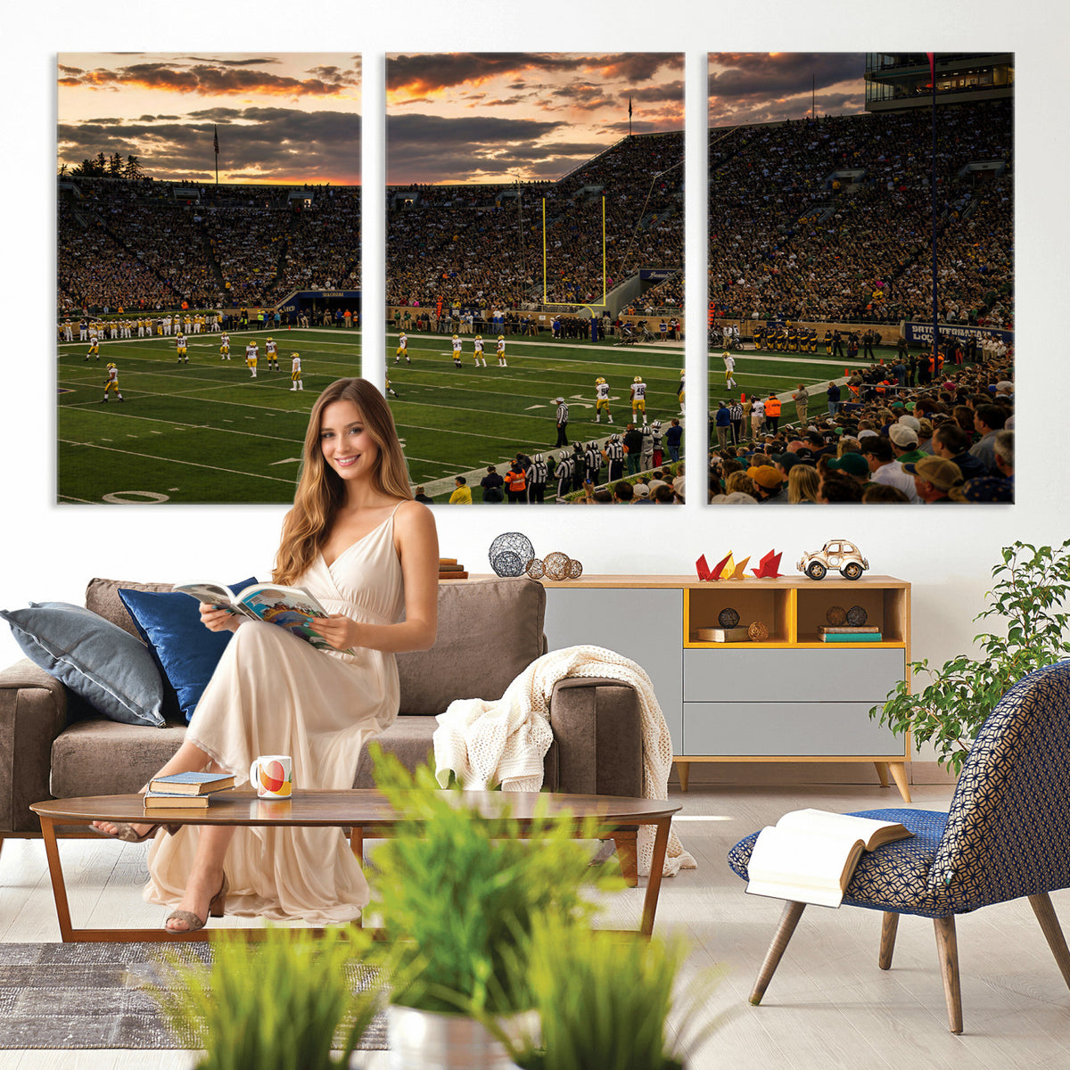 17703678-MGV-CV-36X24 - Stadium Wall Art Canvas Print