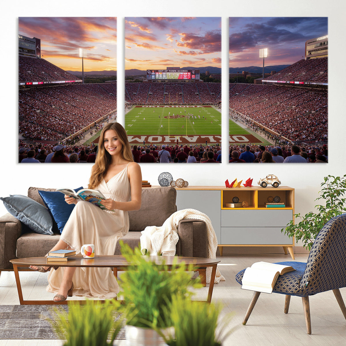 18509931-MGV-CV-36X24 - Stadium Wall Art Canvas Print
