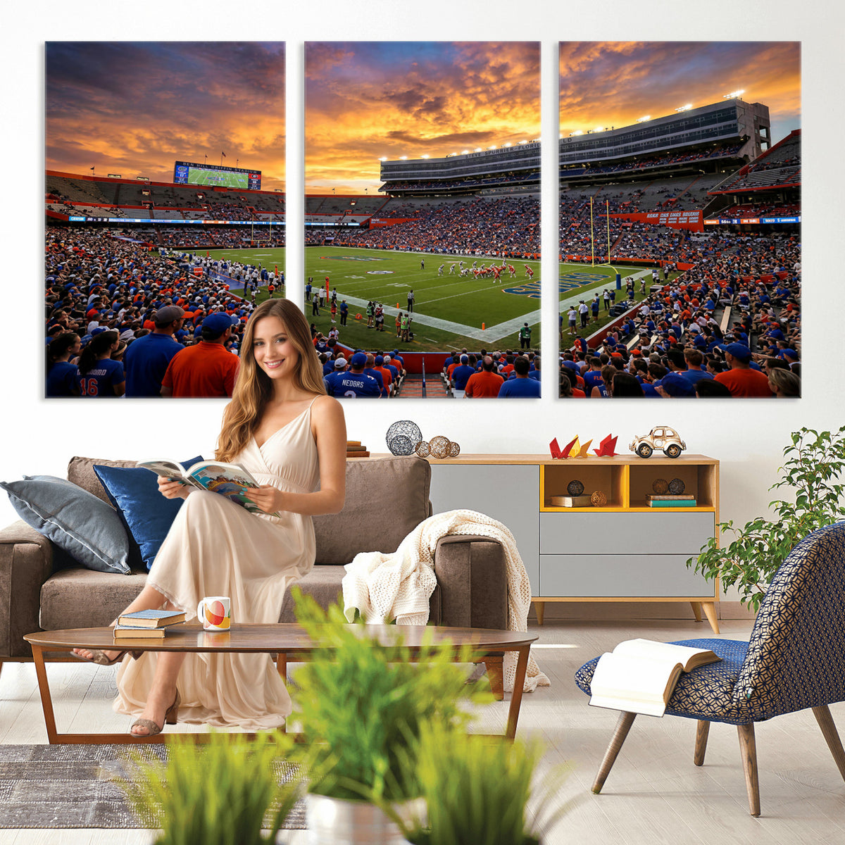 23829865-MGV-CV-36X24 - Stadium Wall Art Canvas Print