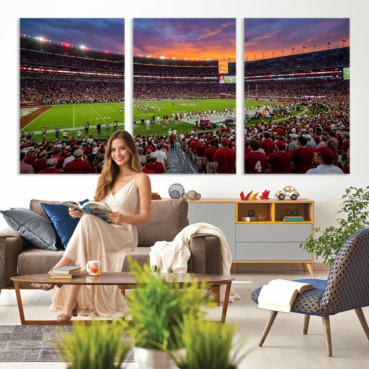 47822048-MGV-CV-36X24 - Stadium Wall Art Canvas Print