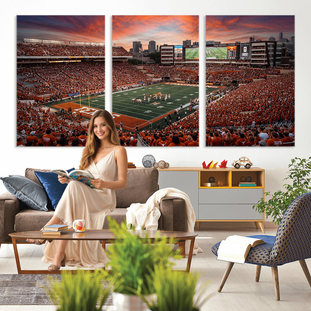 68564193-MGV-CV-36X24 - Stadium Wall Art Canvas Print