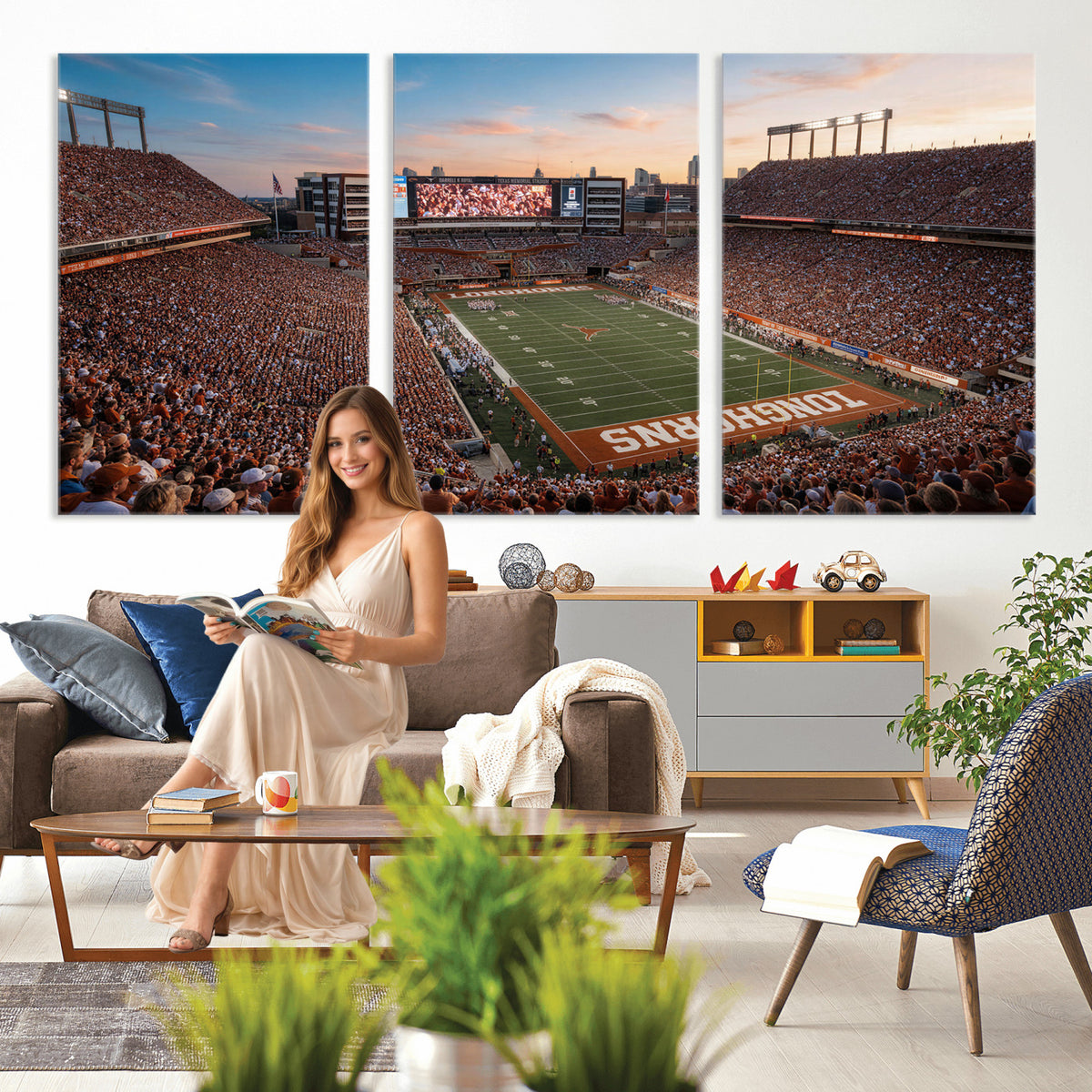 41187139-MGV-CV-36X24 - Stadium Wall Art Canvas Print