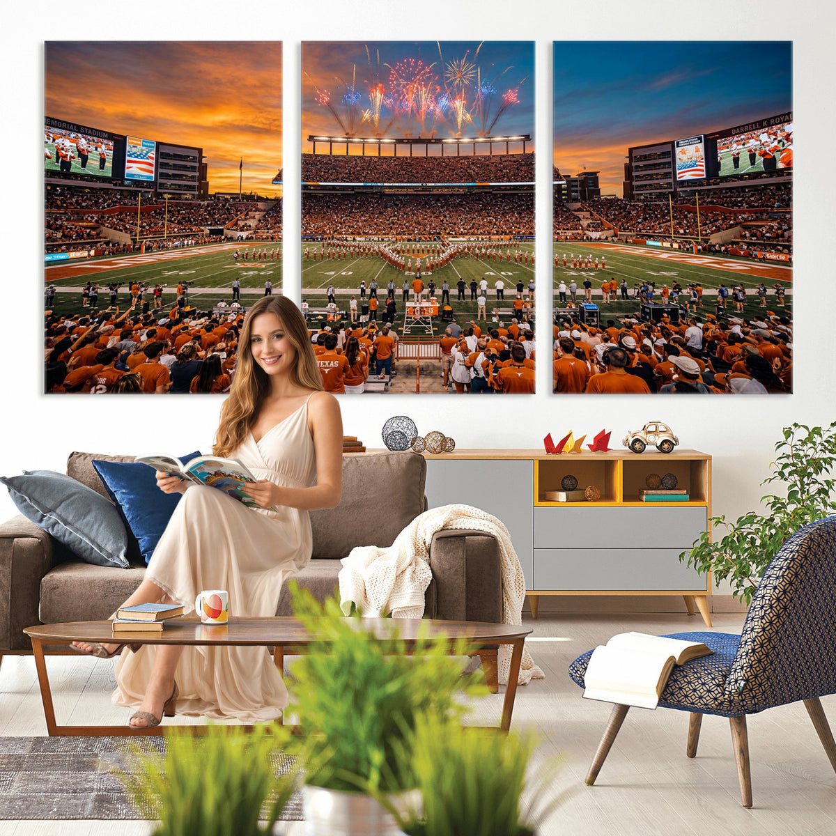 75031291-MGV-CV-36X24 - Stadium Wall Art Canvas Print