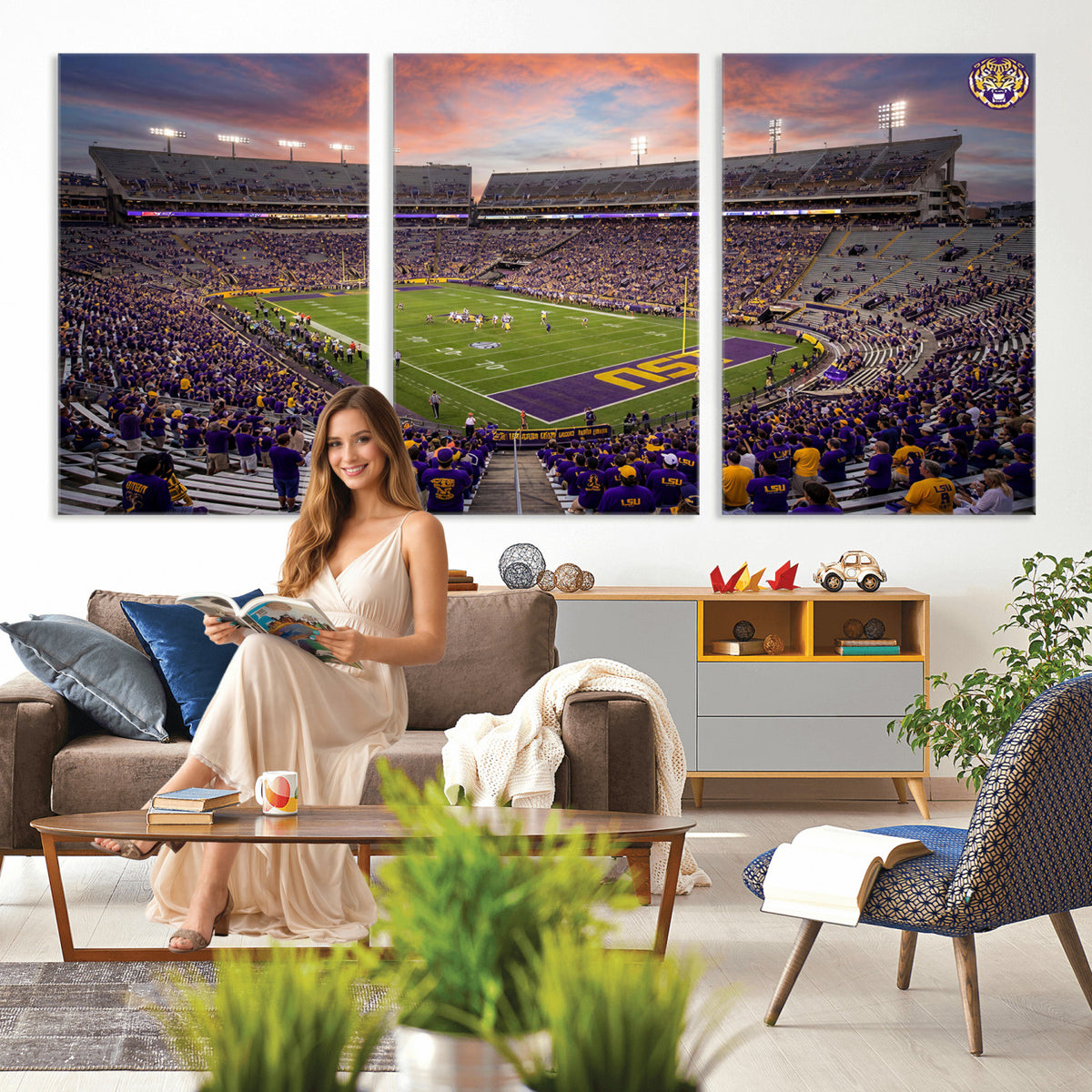 20281385-MGV-CV-36X24 - Stadium Wall Art Canvas Print