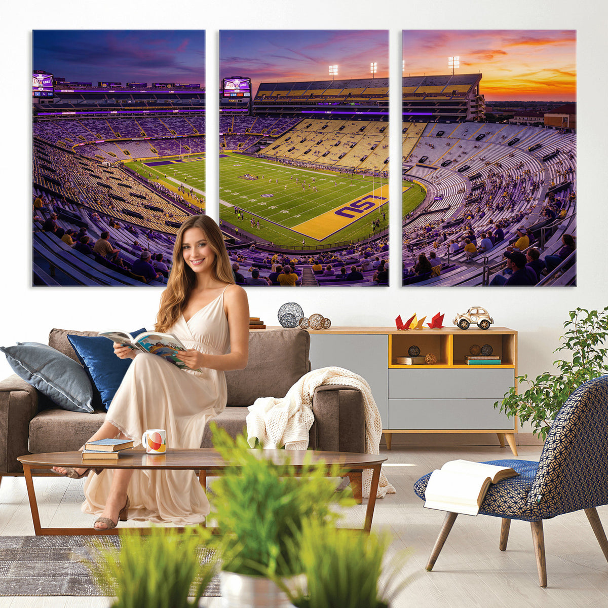 21378512-MGV-CV-36X24 - Stadium Wall Art Canvas Print