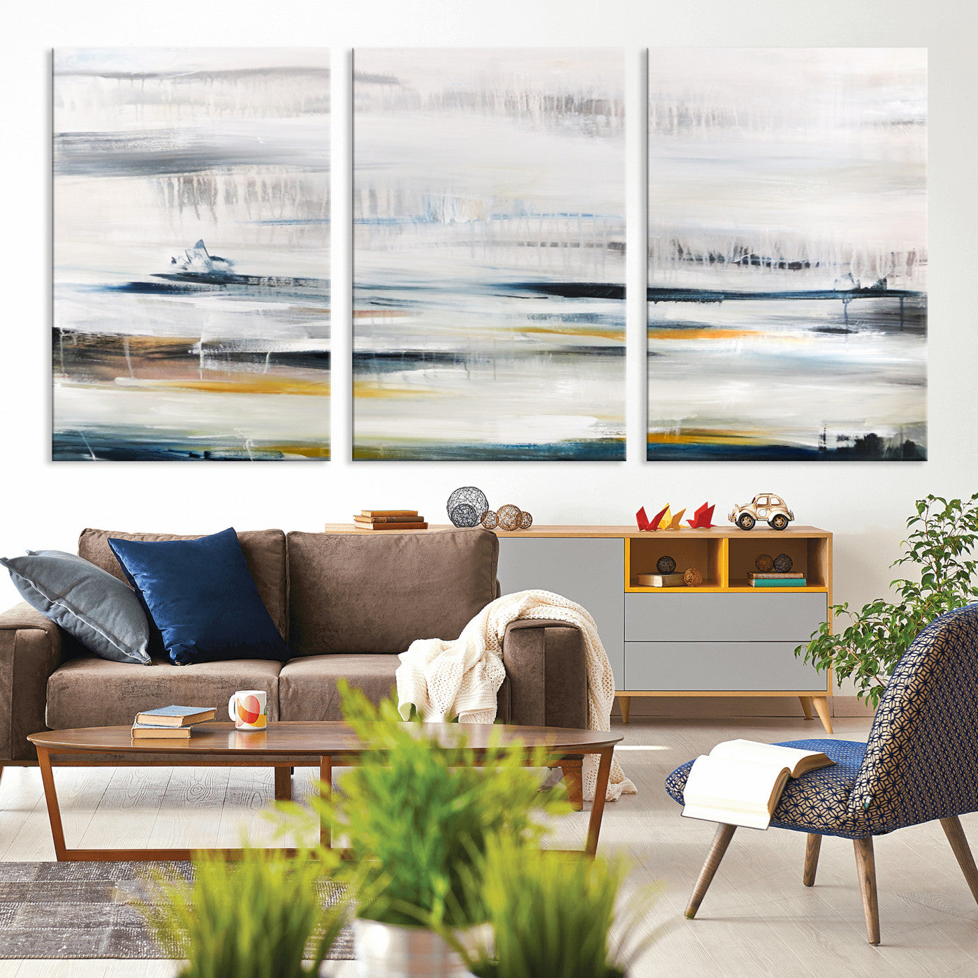 74932-MGV-CV-36X24-Soft Color Abstract Canvas Print