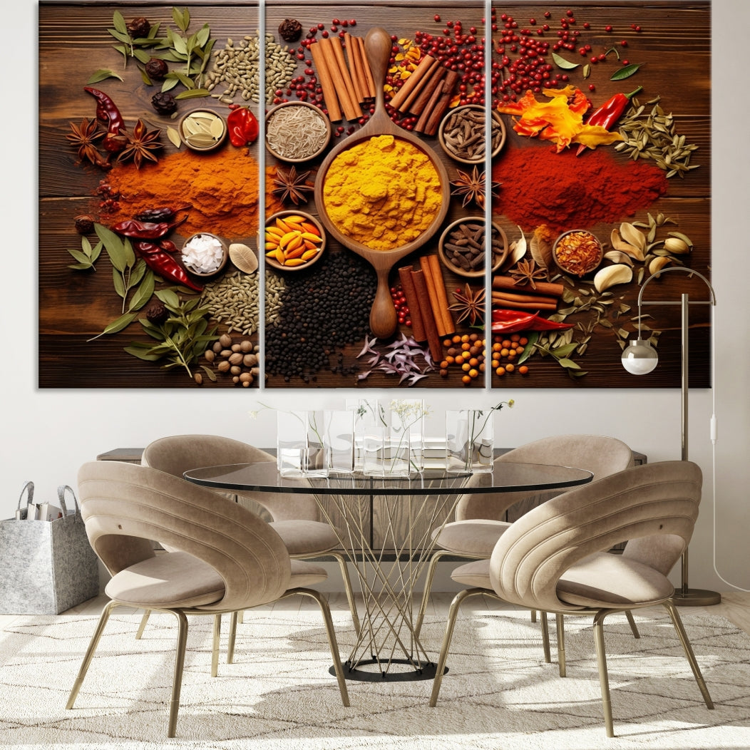 -Abstract Spoonful of Spice Art Print