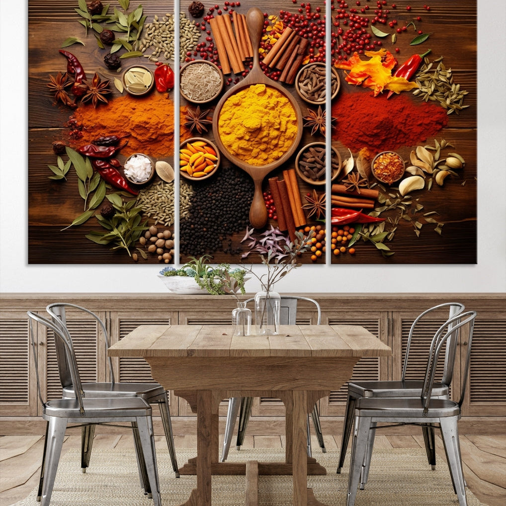 -Abstract Spoonful of Spice Art Print