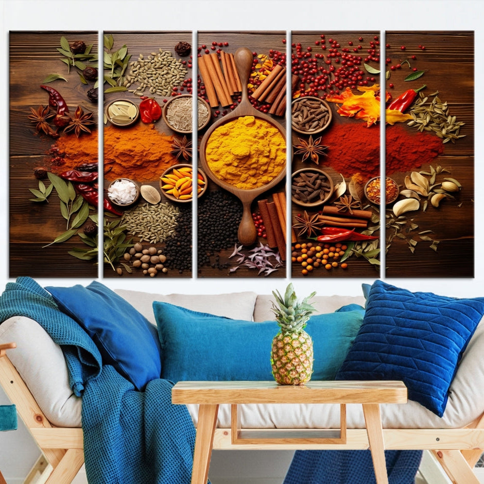 -Abstract Spoonful of Spice Art Print