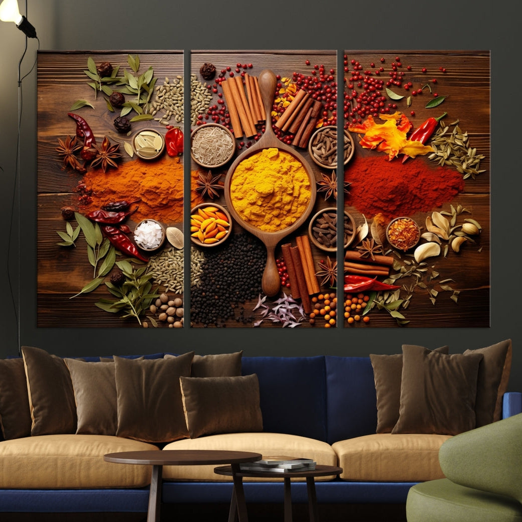 -Abstract Spoonful of Spice Art Print