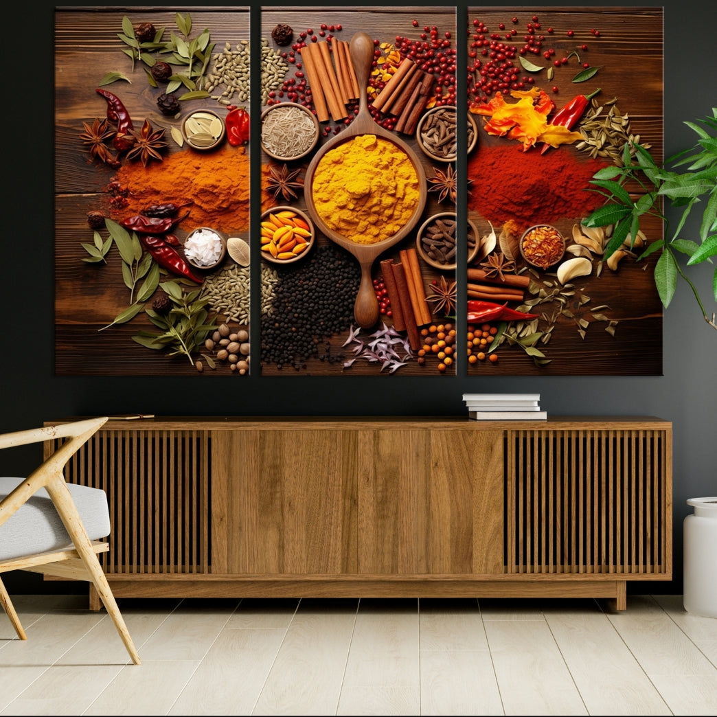 -Abstract Spoonful of Spice Art Print