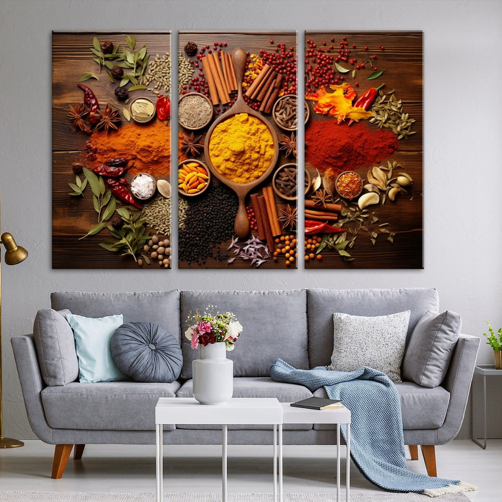 -Abstract Spoonful of Spice Art Print