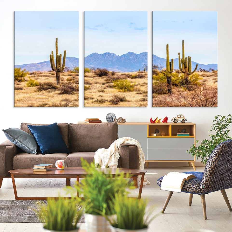 Edit-Images-Arizona Dessert Cactus Wall Art Canvas Print