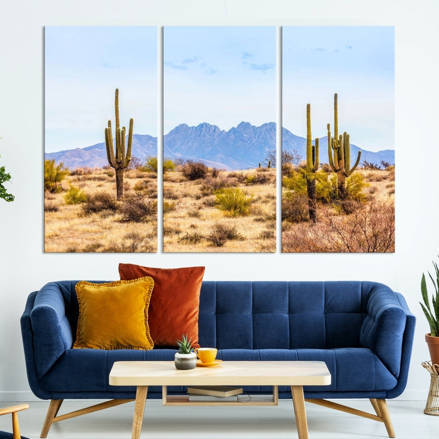 Edit-Images-Arizona Dessert Cactus Wall Art Canvas Print