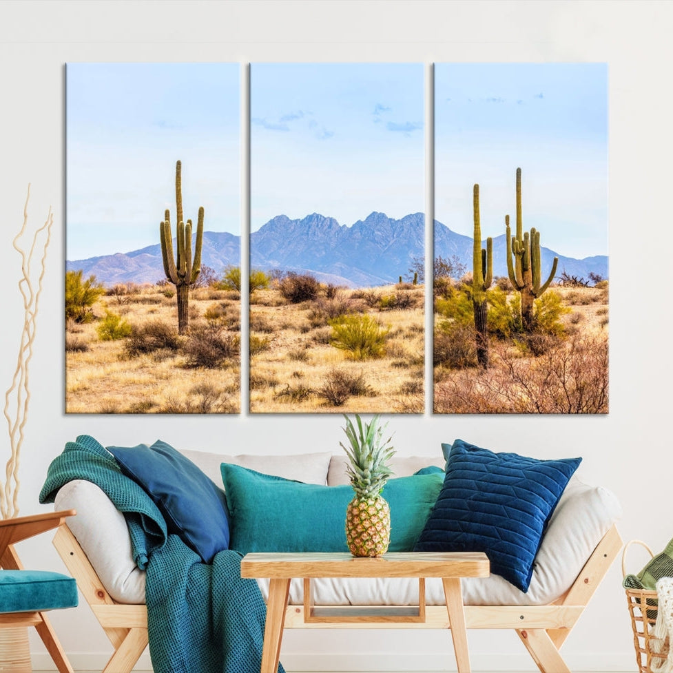 Edit-Images-Arizona Dessert Cactus Wall Art Canvas Print