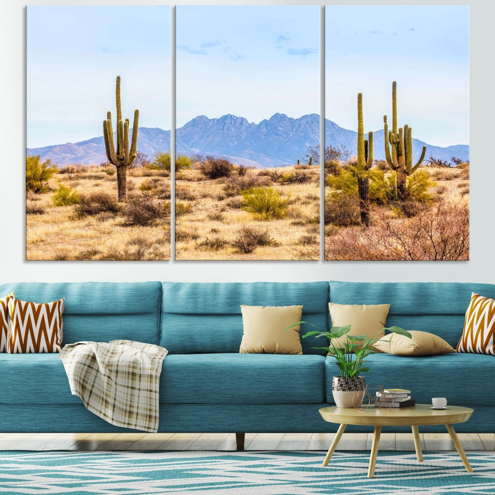 Edit-Images-Arizona Dessert Cactus Wall Art Canvas Print