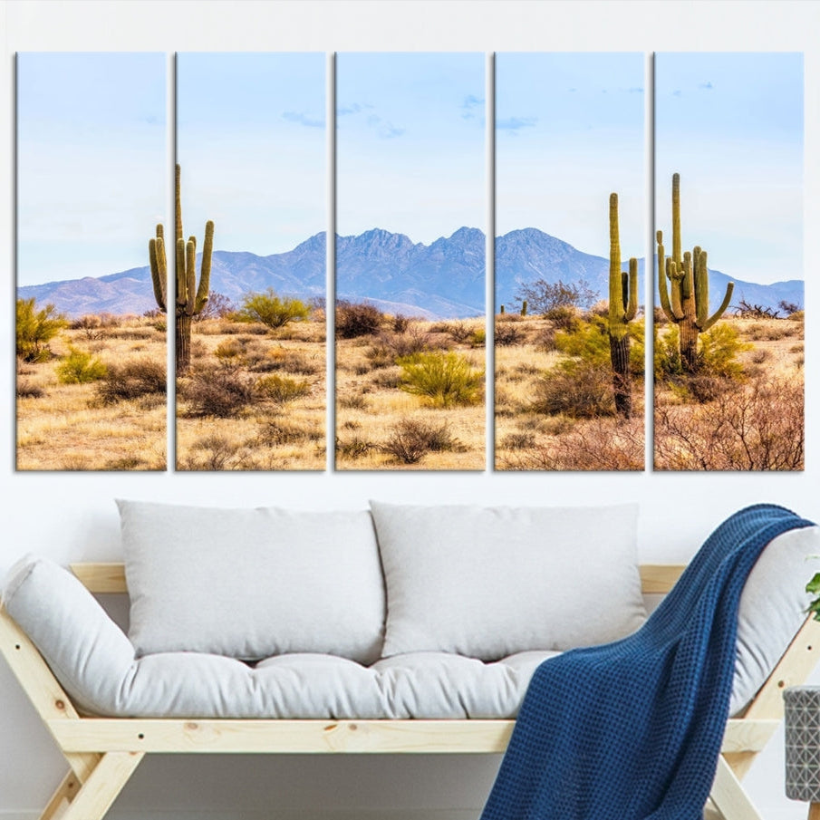 Edit-Images-Arizona Dessert Cactus Wall Art Canvas Print