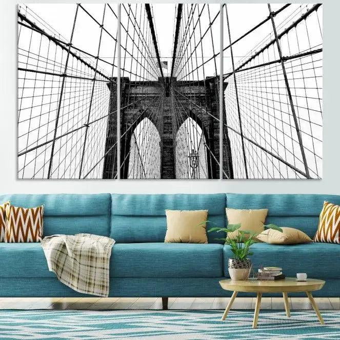 Edit-Images-Brooklyn Bridge Wall Art Canvas Print