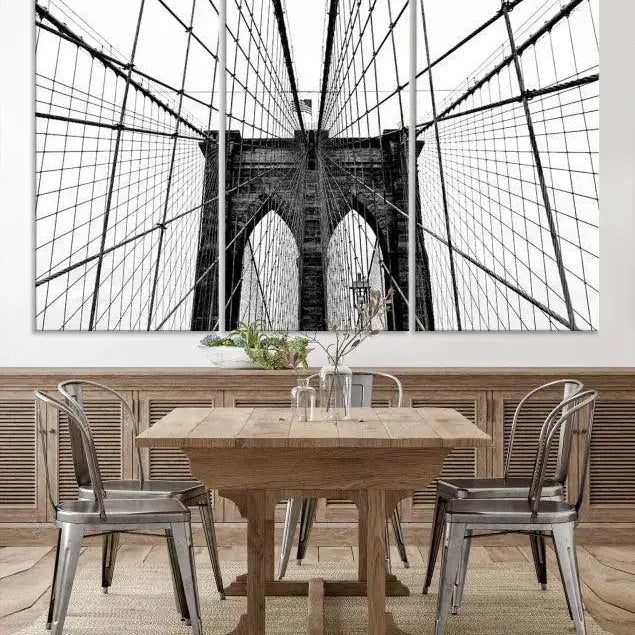 Edit-Images-Brooklyn Bridge Wall Art Canvas Print