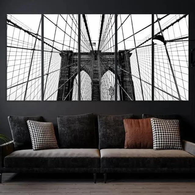 Edit-Images-Brooklyn Bridge Wall Art Canvas Print