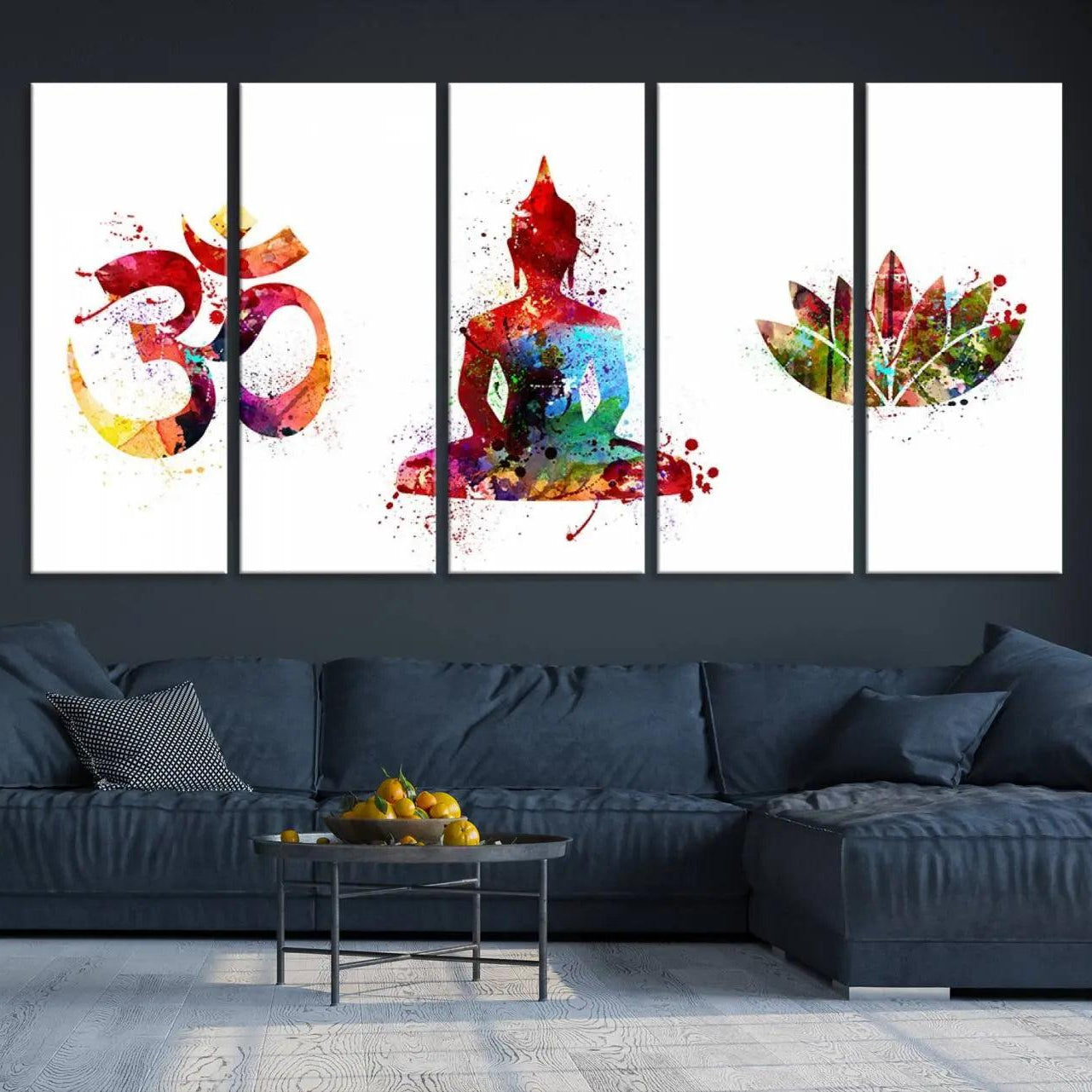 -Buddha Canvas, Asian Wall Art, Yoga Medit Canvas Print