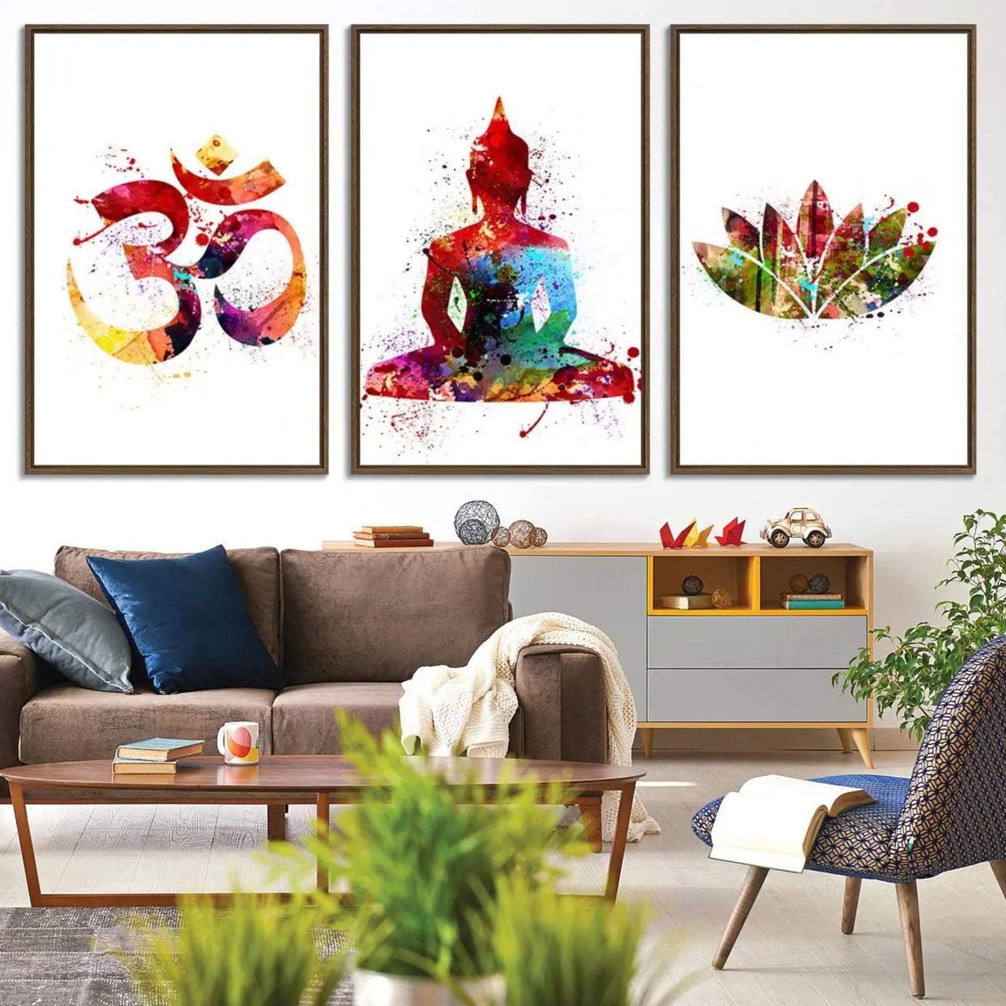 99038-MGV-CV-36X24-Buddha Canvas, Asian Wall Art, Yoga Medit Canvas Print