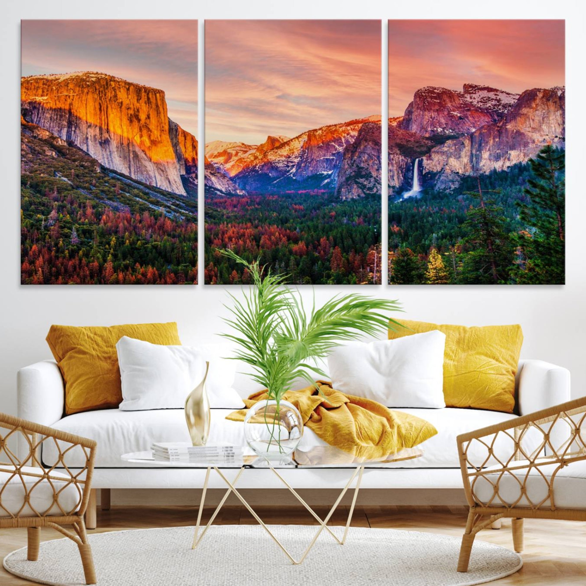 24519-MGV-CV-36X24-El Capitan Yosemite National Park Canvas Wall Art Print