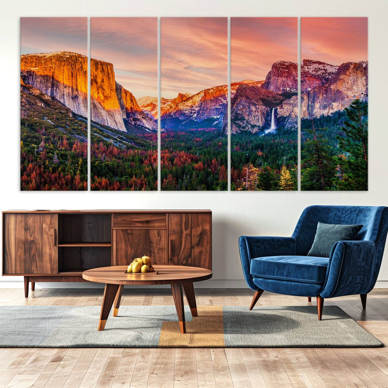 -El Capitan Yosemite National Park Canvas Wall Art Print