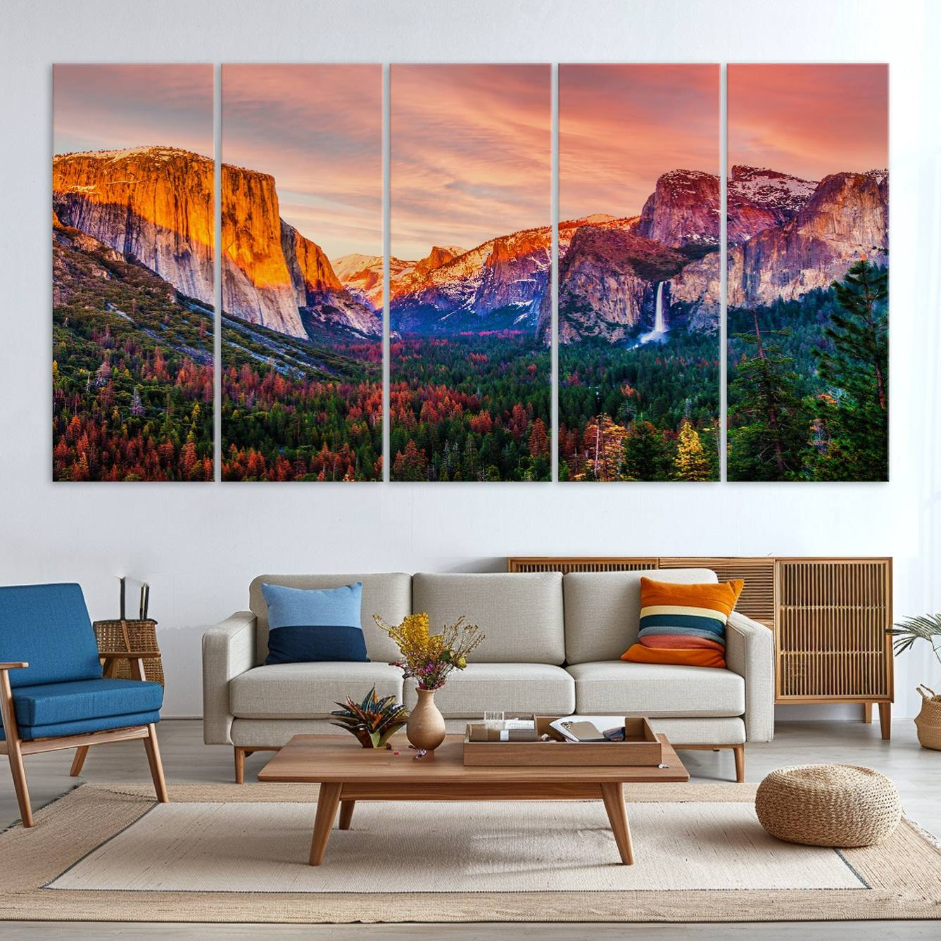 -El Capitan Yosemite National Park Canvas Wall Art Print
