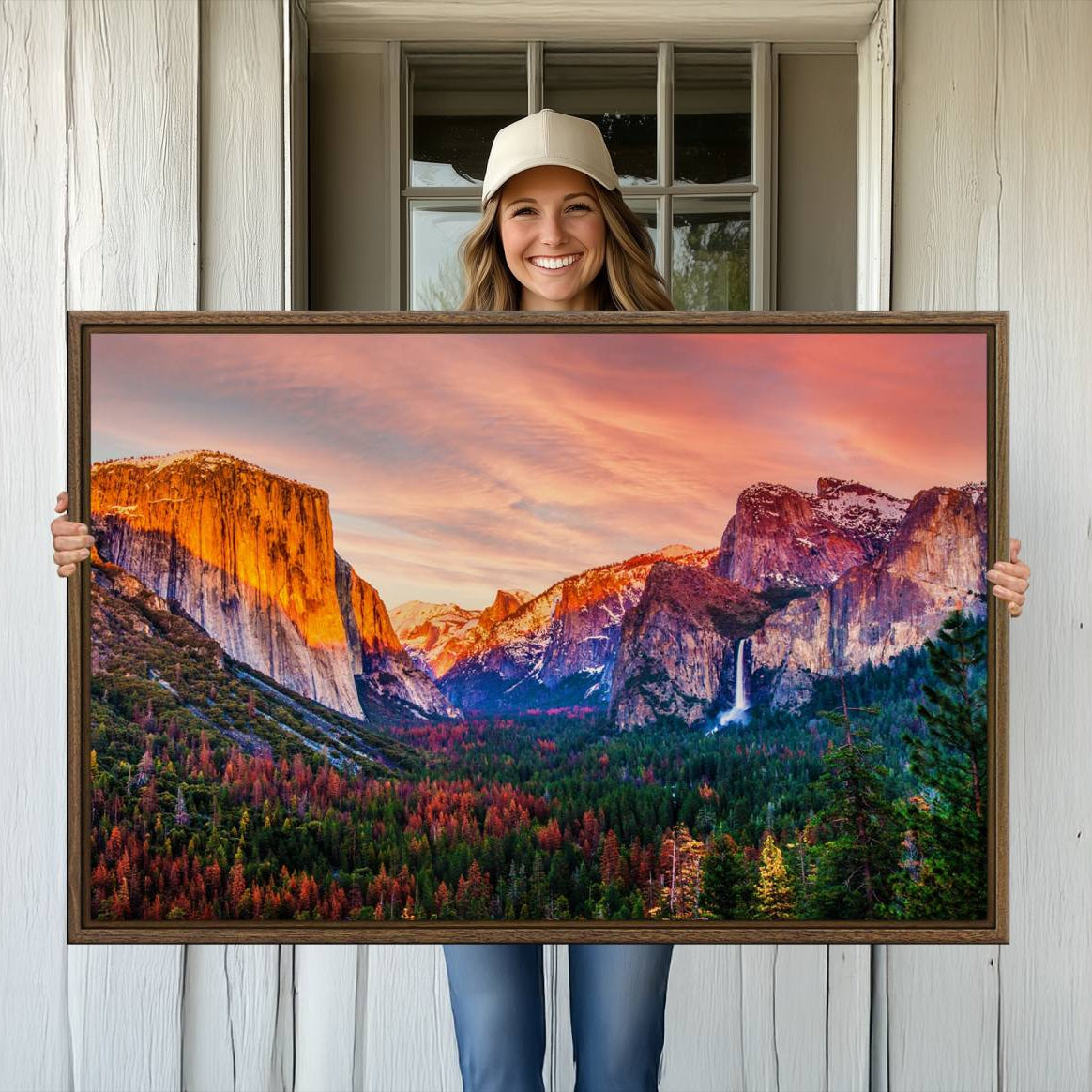 -El Capitan Yosemite National Park Canvas Wall Art Print