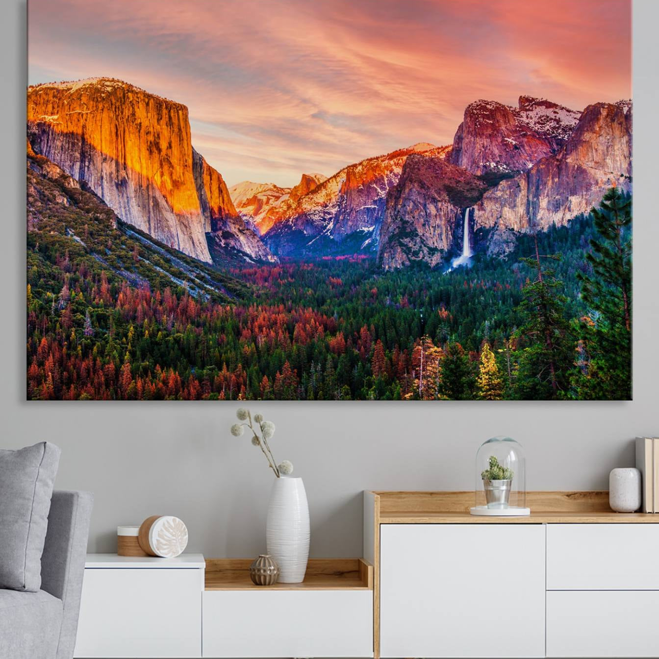 -El Capitan Yosemite National Park Canvas Wall Art Print
