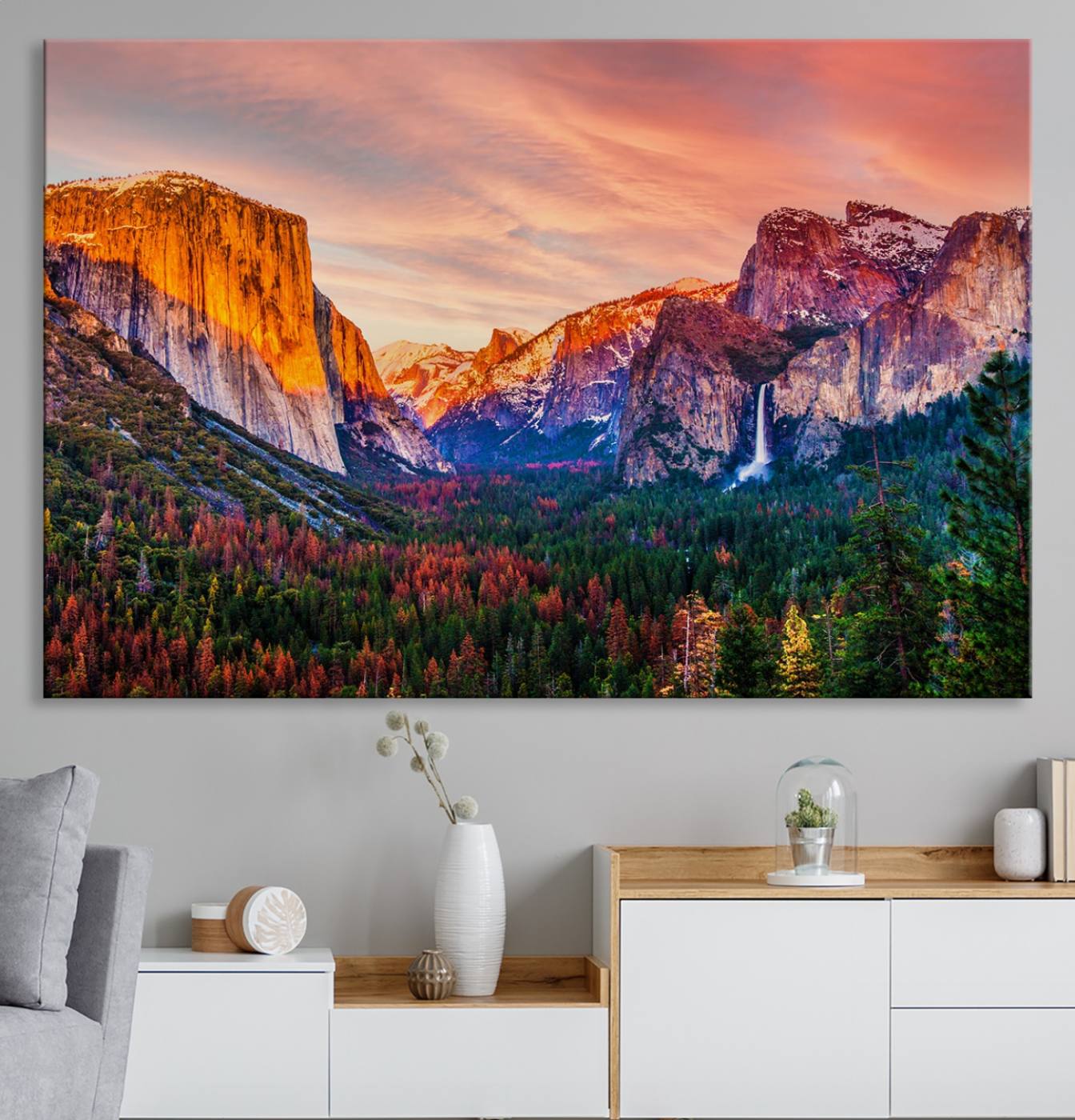-El Capitan Yosemite National Park Canvas Wall Art Print
